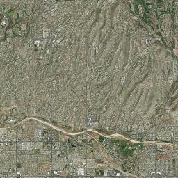 Tucson Country Club Estates Arizona map(satellite map)