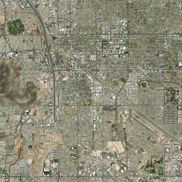 Tucson Arizona map(satellite map)