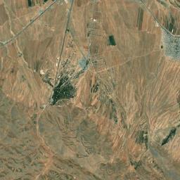 Naghneh Satellite Map