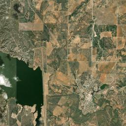 Coke County Satellite Map