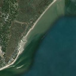 Saint Simons Island Satellite Map