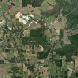 Poarch Alabama map(satellite map)