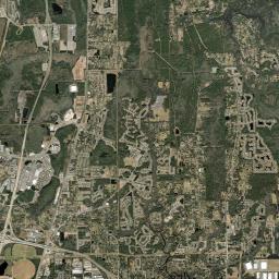 Oceanway Florida Satellite Map