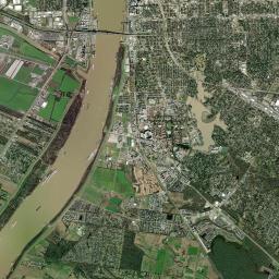Baton Rouge Satellite Map