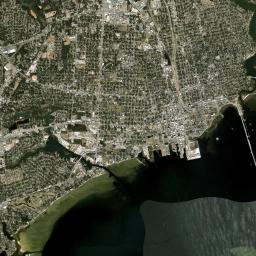 Warrington Florida Satellite Map
