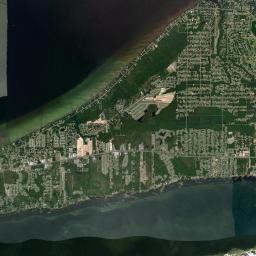 Woodlawn Beach Florida Satellite Map