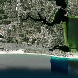 Shalimar Florida Satellite Map