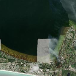 Turquoise Beach Florida Satellite Map