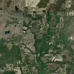 Econfina Florida Satellite Map