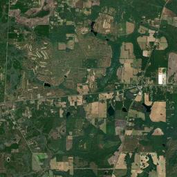 Waukeenah Florida Satellite Map