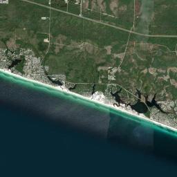 Watercolor Florida Satellite Map