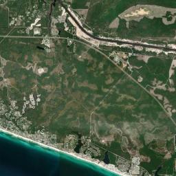 Seagrove Beach Florida Satellite Map