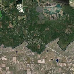White Springs Florida Satellite Map