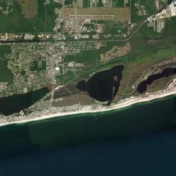 Gulf Shores Alabama map(satellite map)