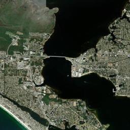 Upper Grand Lagoon Florida Satellite Map