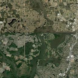 Bellair Florida Satellite Map