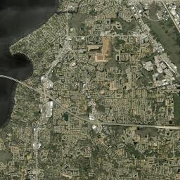 Sunbeam Florida Satellite Map