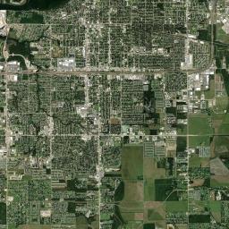 Lake Charles Satellite Map