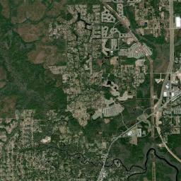 Rattlesnake Bend Florida Satellite Map