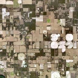 O'Brien Florida Satellite Map