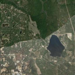 Georges Lake Florida Satellite Map