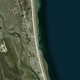 Crescent Beach Florida Satellite Map