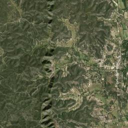 Leakey Satellite Map