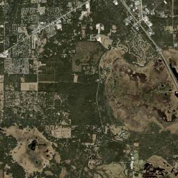 Wacahoota Florida Satellite Map