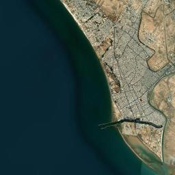 Bandar Ganaveh Satellite Map