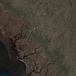 Shired Island Florida Satellite Map