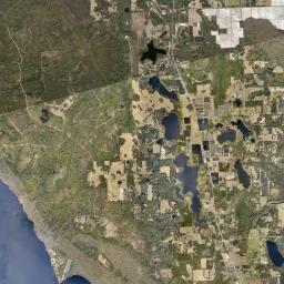 Seville Florida Satellite Map