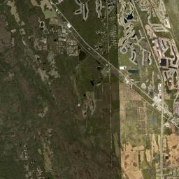 National Gardens Florida Satellite Map