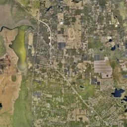 De Leon Springs Florida Satellite Map