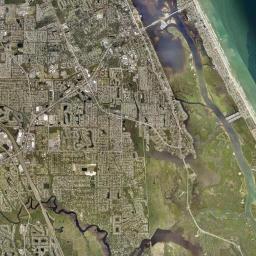 Wilbur-by-the-Sea Florida Satellite Map