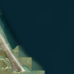Ponce Inlet Florida Satellite Map