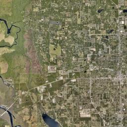 West De Land Florida Satellite Map