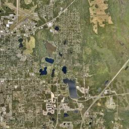 North De Land Florida Satellite Map