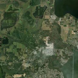 Mid Florida Lakes Florida Satellite Map