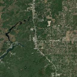 Homosassa Springs Florida Satellite Map