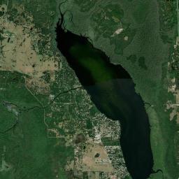 Panacoochee Retreats Florida Satellite Map