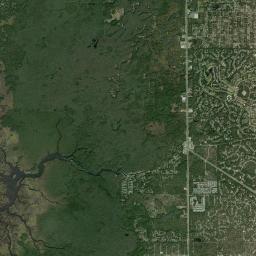 Chassahowitzka Florida Satellite Map