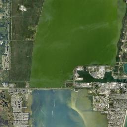 Cape Canaveral Florida Satellite Map