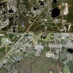 Celebration Florida Satellite Map