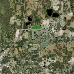 Wesley Chapel Florida Satellite Map