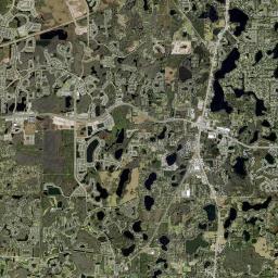Lutz Florida Satellite Map