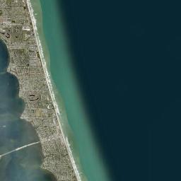 Indian Harbour Beach Florida Satellite Map