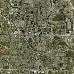 West Melbourne Florida Satellite Map