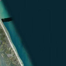 Floridana Beach Florida Satellite Map
