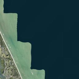 Wabasso Beach Florida Satellite Map