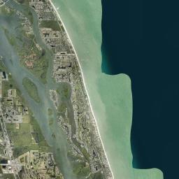 Indian River Shores Florida Satellite Map